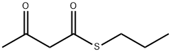 3-Oxobutanethioic acid S-propyl ester Struktur