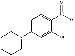 2-NITRO-5-PIPERIDINOPHENOL Struktur