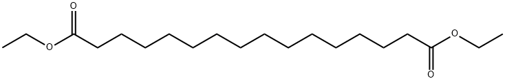 Hexadecanedioic acid diethyl ester Struktur