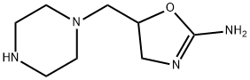 2-Oxazolamine,4,5-dihydro-5-(1-piperazinylmethyl)-(9CI) Struktur