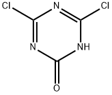 4,6-dichloro-1,3,5-triazin-2(1H)-one Struktur