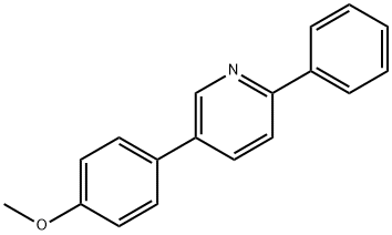 5-(4'-methoxyphenyl)-2-phenylpyridine Struktur