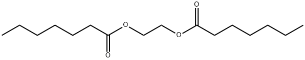 Diheptanoic acid 1,2-ethanediyl ester Struktur