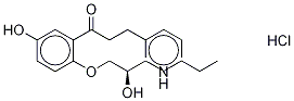 (R)-5-Hydroxy Propafenone Hydrochloride Struktur