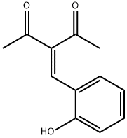 3-[(2-hydroxyphenyl)methylidene]pentane-2,4-dione Struktur