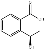 Benzoic acid, 2-(1-hydroxyethyl)-, (R)- (9CI) Struktur