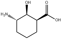 Cyclohexanecarboxylic acid, 3-amino-2-hydroxy-, (1S,2S,3S)- (9CI) Struktur