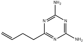 6-(but-3-en-1-yl)-1,3,5-triazine-2,4-diamine Struktur