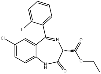 ethyl loflazepate Struktur