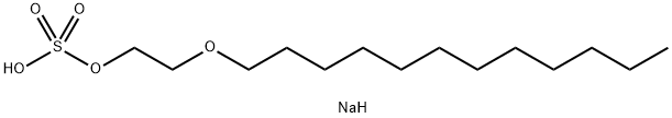 sodium 2-(dodecyloxy)ethyl sulphate Struktur