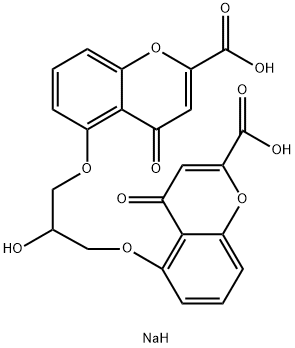 Cromolyn Disodium Salt Struktur