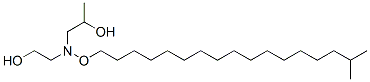 HYDROXYETHYL ISOSTEARYLOXY ISOPROPANOLAMINE Struktur