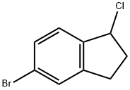 5-BROMO-1-CHLOROINDANE Struktur