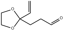 1,3-Dioxolane-2-propanal,  2-ethenyl- Struktur