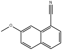 7-METHOXY-1-NAPHTHONITRILE Struktur