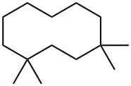 1,1,4,4-Tetramethyl-cyclodecane Struktur