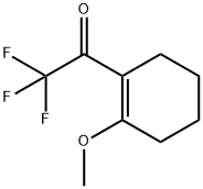 Ethanone, 2,2,2-trifluoro-1-(2-methoxy-1-cyclohexen-1-yl)- (9CI) Struktur