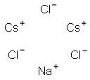 CESIUM CHLORIDE/SODIUM CHLORIDE (2:1) E& Struktur