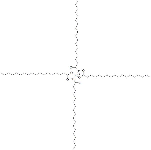 zirconium stearate Struktur