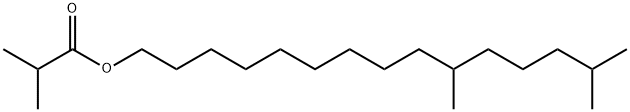 rac 10,14-Dimethylpentadecyl Isobutyrate Struktur