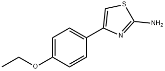 4-(4-ETHOXY-PHENYL)-THIAZOL-2-YLAMINE Struktur