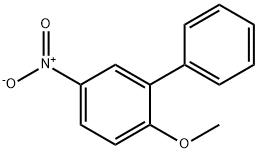 2-Phenyl-4-nitroanisol Struktur