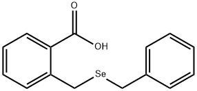 2-[(Benzylseleno)methyl]benzoic acid Struktur