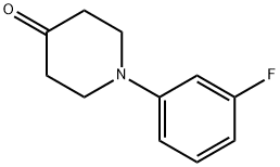 1-(3-FLUORO-PHENYL)-PIPERIDIN-4-ONE Struktur