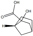 Bicyclo[2.2.1]heptane-2-carboxylic acid, 2-hydroxy-, (1S-exo)- (9CI) Struktur