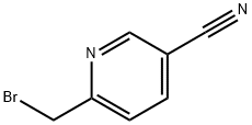 6-Bromomethyl-nicotinonitrile Struktur