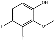 Phenol, 3,4-difluoro-2-methoxy- (9CI) Struktur