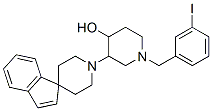 1'-(1-(3-iodobenzyl)-4-hydroxypiperidin-3-yl)spiro(1H-indene-1,4'-piperidine) Struktur