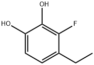 1,2-Benzenediol,  4-ethyl-3-fluoro- Struktur