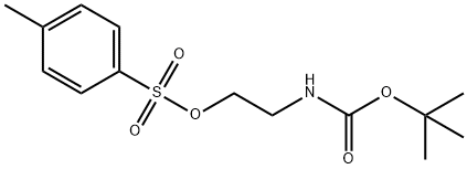 TERT-BUTYL N-[2-(TOSYLOXY)ETHYL]CARBAMATE Struktur