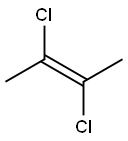 (E)-2,3-Dichloro-2-butene Struktur