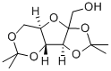 bis-O-(1-methylethylidene)-β-D-Fructofuranose Struktur