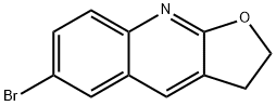 6-BROMO-2,3-DIHYDROFURO[2,3-B]QUINOLINE Struktur