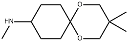 N,3,3-TriMethyl-1,5-dioxaspiro[5.5]undecan-9-aMine Struktur