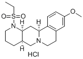 (8AR,12AS,13AS)-5,8,8A,9,10,11,12,12A,13,13A-DECAHYDRO-3-METHOXY-12-(ETHYLSULFONYL)-6H-ISOQUINO[2,1-G][1,6]NAPHTHYRIDINE HYDROCHLORIDE Struktur