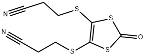 4,5-雙(2-氰基乙基硫代)-1,3-二硫醇-2-酮, 158871-28-4, 結(jié)構(gòu)式