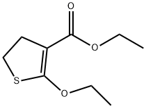 3-Thiophenecarboxylicacid,2-ethoxy-4,5-dihydro-,ethylester(9CI) Struktur