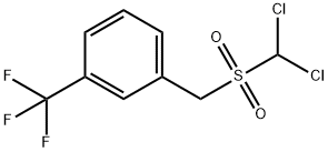 Dichloromethyl m-(trifluoromethyl)benzyl sulfone Struktur