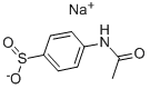 4-ACETAMIDOBENZENESULFINIC ACID SODIUM SALT Struktur