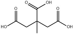 2-METHYLPROPANE TRICARBOXYLIC ACID Struktur