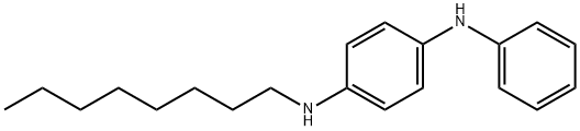 N-Octyl-N'-phenyl-1,4-benzenediamine Struktur