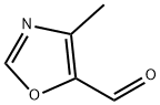 4-Methyloxazole-5-carbaldehyde Struktur