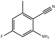 Benzonitrile, 2-amino-4-fluoro-6-methyl- (9CI) Struktur