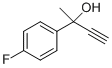 2-(4-FLUOROPHENYL)-3-BUTYN-2-OL Struktur