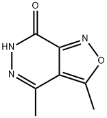 3,4-DIMETHYL-6H-ISOXAZOLO[3,4-D]PYRIDAZIN-7-ONE Struktur