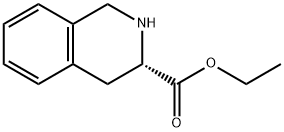 1,2,3,4-TETRAHYDRO-ISOQUINOLINE-3-CARBOXYLIC ACID ETHYL ESTER Struktur